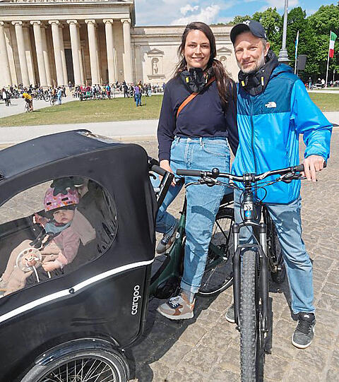 Theresa Heidecke und Marcel Koos wünschen sich mehr Radwege.