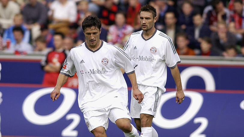 Neues Trainerteam: Im Sommer werden Niko(46) und Robert Kovac (44) zum FC Bayern zurückkehren. Niko (vorne im Bild) spielte von 2001 bis 2003, Robert von 2001 bis 2005.