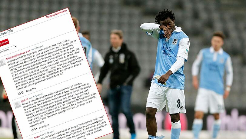 Auf "abendzeitung-muenchen.de" machen die Löwen Fans ihrem Ärger Luft.
