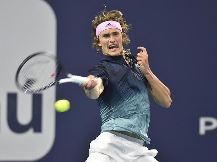Alexander Zverev schied beim Turnier in Miami schon aus.