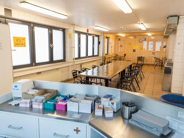 Zumindest ist es sauber und sicher: Drogenkonsumraum der Kontakt- und Beratungsstelle Drob Inn in Hamburg.