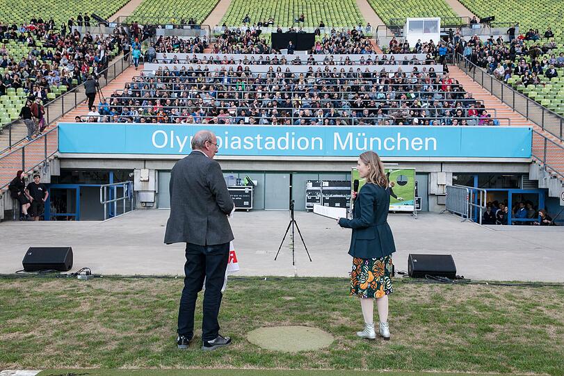 Nicht viel los bei der PAM-Eröffnung im Olympiastadion.