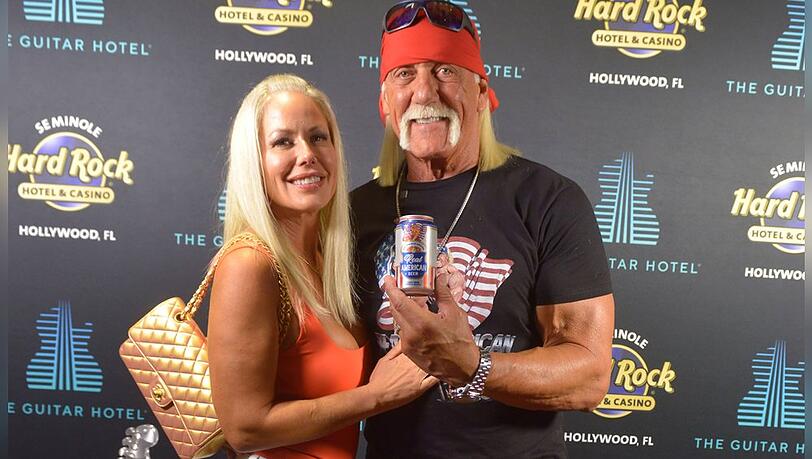 Sky Daily und Hulk Hogan letztes Jahr in Hollywood.