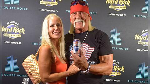 Sky Daily und Hulk Hogan letztes Jahr in Hollywood.