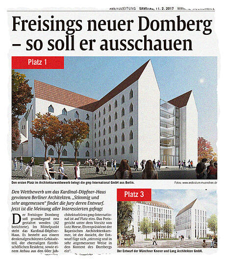 So berichtete die AZ damals über die Umgestaltung des Kardinal-Döpfner-Hauses.