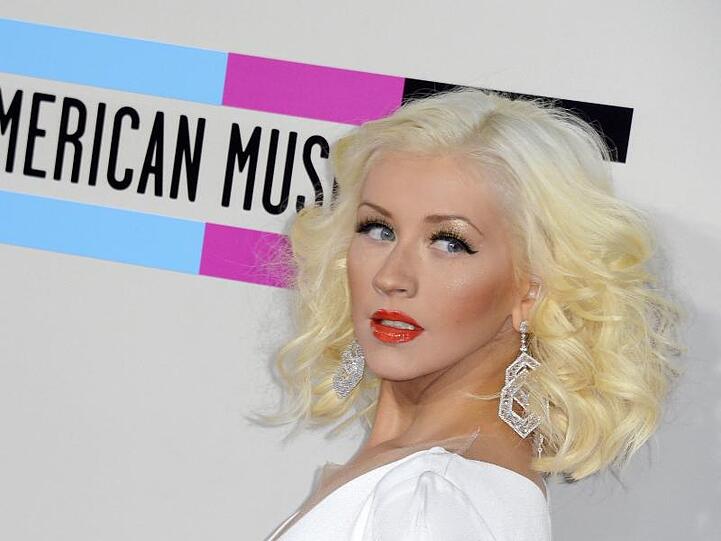 Christina Aguilera bei der Verleihung der 41. American Music Awards im Nokia Theater.