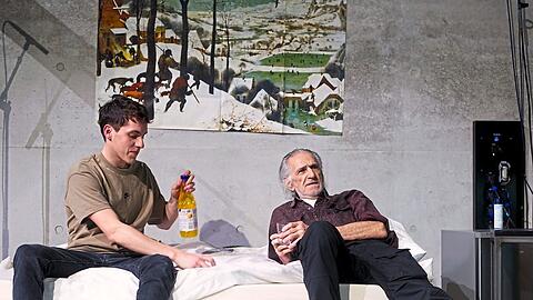 Vincent Sauer (links) und Heinz Brenner. Foto: Gabriela Neeb