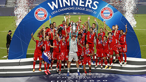 Makellos in der Gruppenphase und am Ende Henkelpott-Hochhalter: derFC Bayern in der Saison 2019/2020.