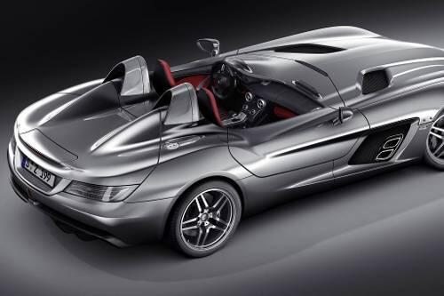 Starker Abgang: die Heckpartie des SLR Stirling Moss.