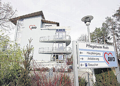 In diesem Pflegeheim der AWO in Roth hat sich die Bluttat am Freitag ereignet. Foto: Klaus Schillinger