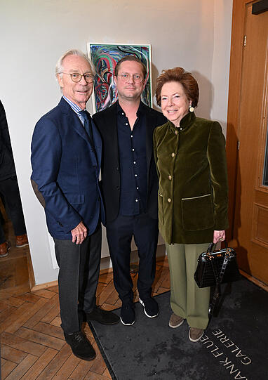 Constantin Hemmerle mit seinen Eltern Stefan und Sylveli Hemmerle