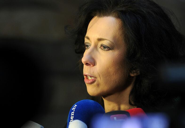 Das ist Gerichtssprecherin Andrea Titz. Die Bilder.