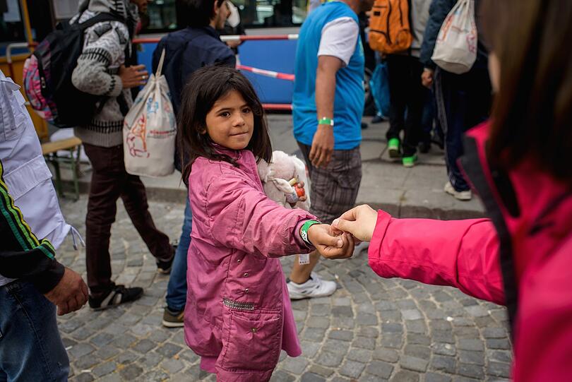 20 000 Flüchtlinge sind am Wochenende in München angekommen. Die Bilder vom Hauptbahnhof.