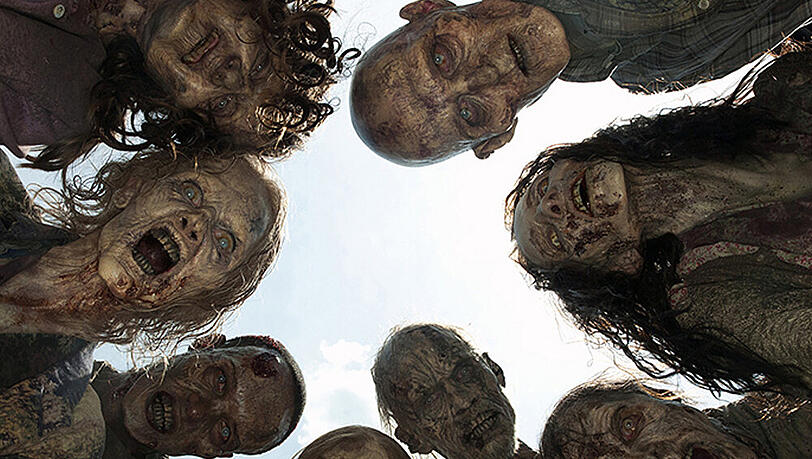 Zombies in der Erfolgsserie "The Walking Dead" - ähnlich gruselig sehen die Kollegen im Spin-off "Fear the Walking Dead" aus Zombies in der Erfolgsserie "The Walking Dead" - ähnlich gruselig sehen die Kollegen im Spin-off "Fear the Walking Dead" aus
