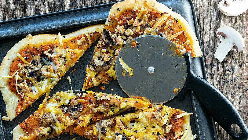 Pizza mit Kürbis: Lecker und klimaneutral Pizza mit Kürbis: Lecker und klimaneutral