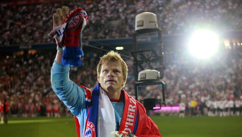 Ende, Legende: Oliver Kahn trug bei seinem Abschiedsspiel ein letztes Mal das Trikot des FC Bayern.