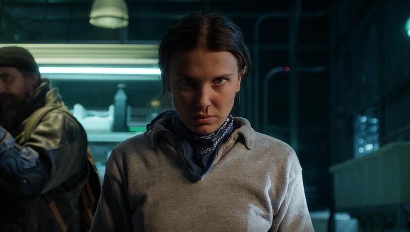 Millie Bobby Brown als Eleven oder auch Elfi in "Stranger Things". Millie Bobby Brown als Eleven oder auch Elfi in "Stranger Things".