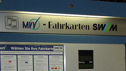 Fahrkarten-Automat in München Fahrkarten-Automat in München