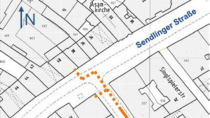Das Fernwärme-Projekt in der Sendlinger Straße. Das Fernwärme-Projekt in der Sendlinger Straße.
