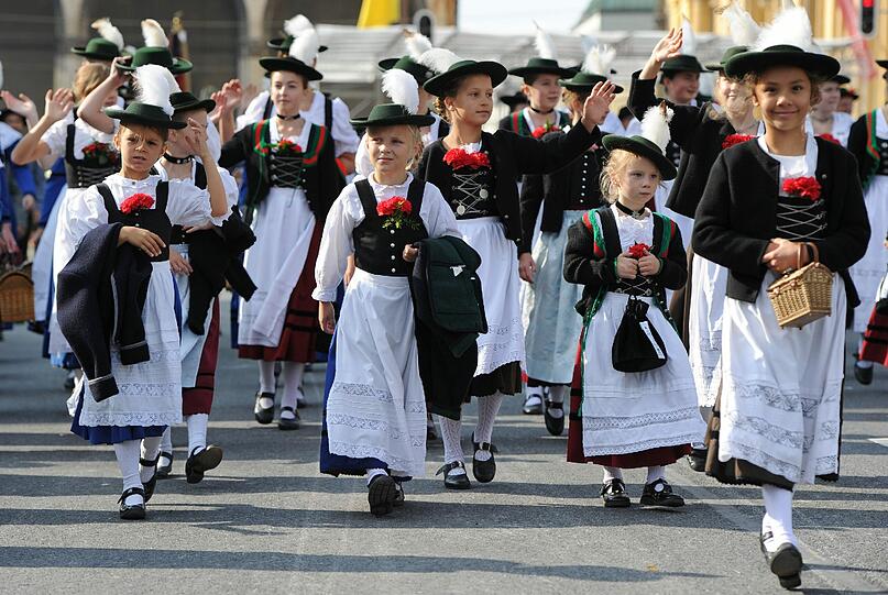Trachten- und Schützenumzug zum Oktoberfest 2012: Die Bilder aus München