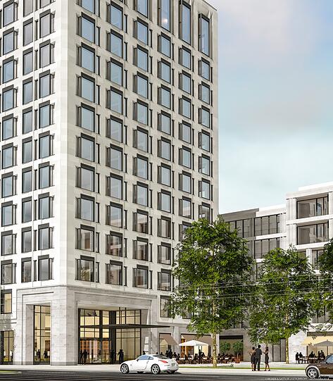 So soll das neue Quartier "Schwabinger Tor" aussehen. In dieser Architektur soll ein kreatives Umfeld entstehen, versprechen die Macher des Projekts.