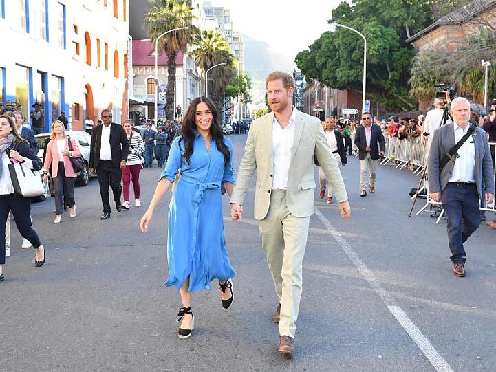 Harry und Meghan in Kapstadt.