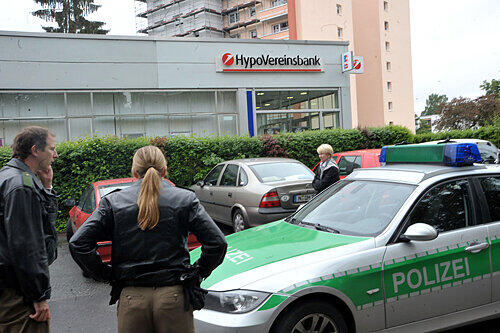 Überfallen: Hypo Vereinsbank in Altenfurt.