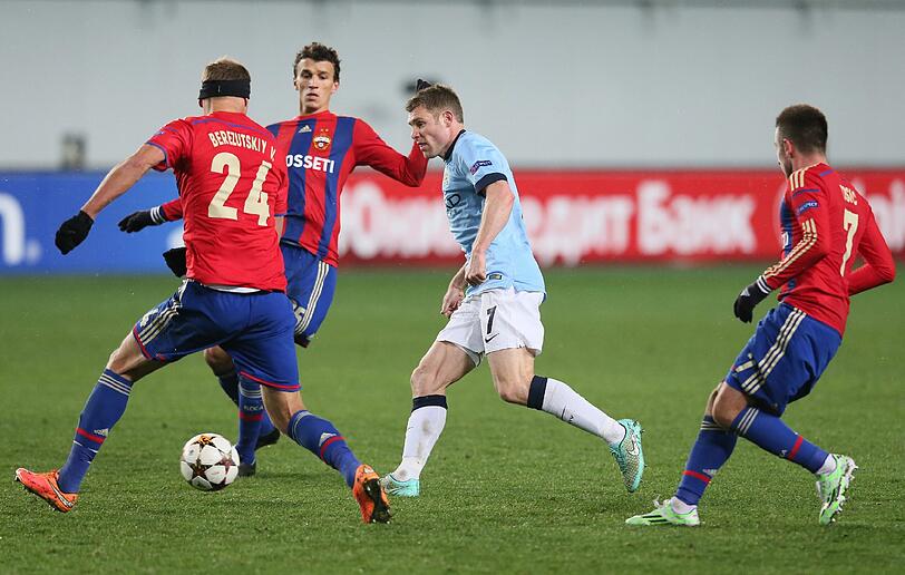 ZSKA Moskau spielt gegen Manchester City 2:2