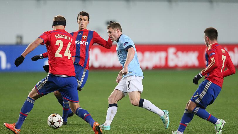 ZSKA Moskau spielt gegen Manchester City 2:2 ZSKA Moskau spielt gegen Manchester City 2:2