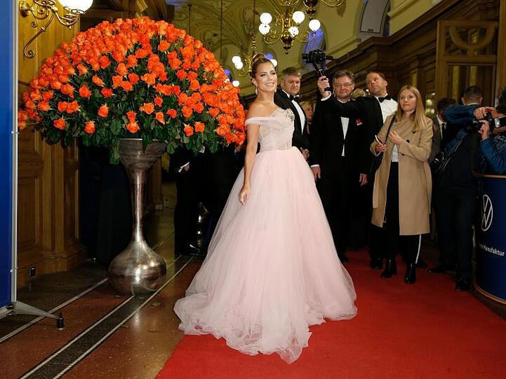 Prominenter Gast: Sylvie Meis beim Semperopernball.