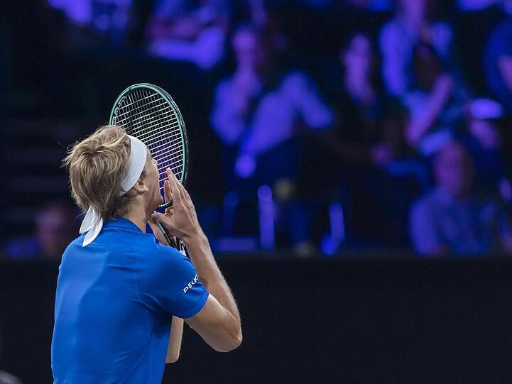 Hadert mit einem Punktverlust im Match gegen John Isner: Alexander Zverev.