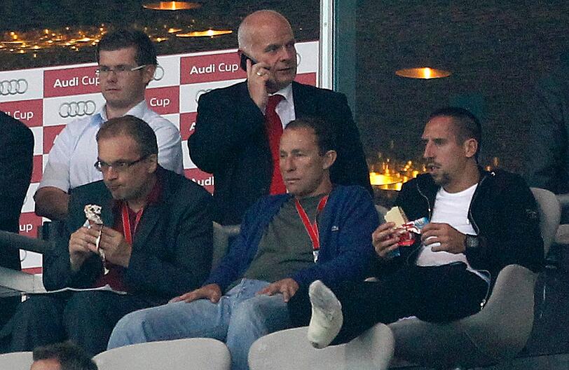 Am Ende jubelte der FC Barcelona. Der Champions-League-Sieger gewann das Finale im Audi Cup gegen den FC Bayern Münchenmit 2:0. Die Bilder vom Spiel.