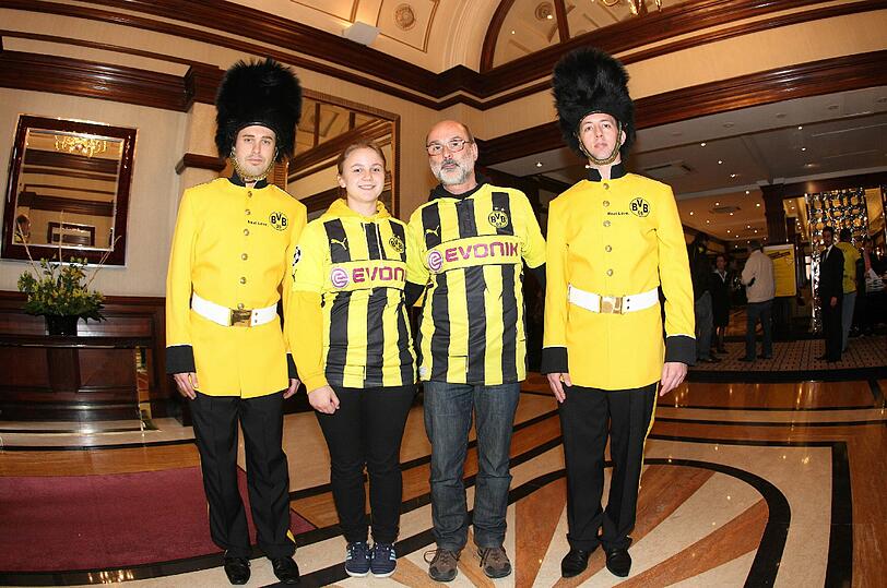 Der BVB in London - die Bilder