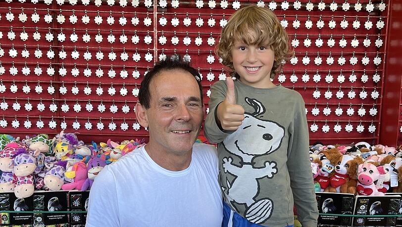 Henry Stey mit Neffe Ludwig.