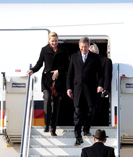 Wulff bei seinem Besuch in Italien - die Bilder