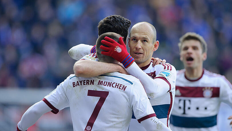 Er trifft wie er will: Arjen Robben führt die Torjägerliste mit 16 Treffern an. Er trifft wie er will: Arjen Robben führt die Torjägerliste mit 16 Treffern an.