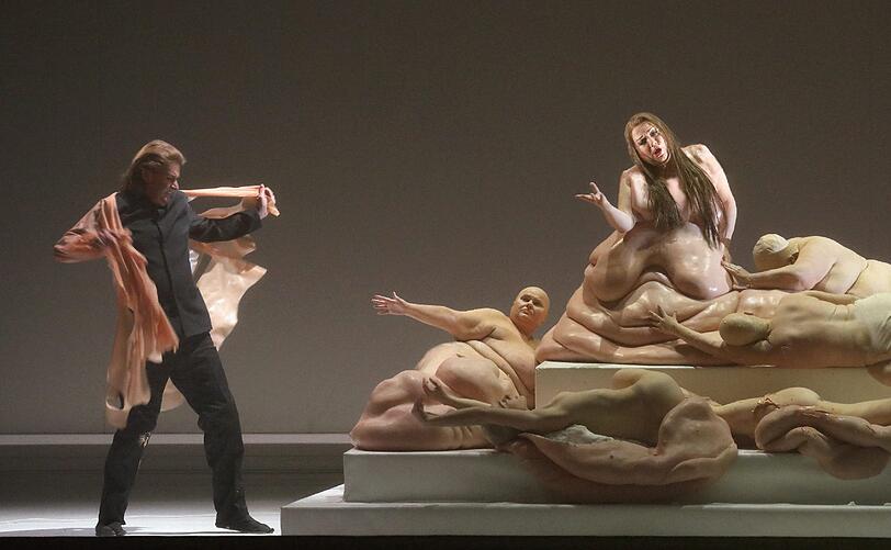 Tannhäuser (Klaus Florian Vogt) und Venus (Elena Pankratova).