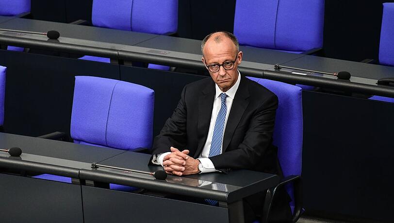 Friedrich Merz am 6. Mai im Deutschen Bundestag.