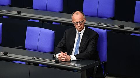 Friedrich Merz am 6. Mai im Deutschen Bundestag.