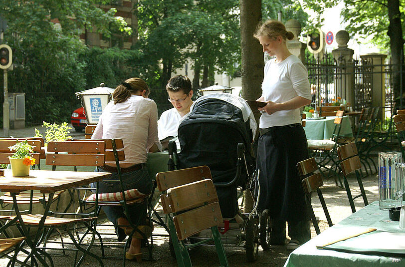 Gemütlich: Der Georgenhof in Schwabing.
