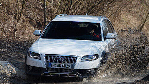 Macht auch im Gelände eine gute Figur: der Audi A4 allroad quattro. Macht auch im Gelände eine gute Figur: der Audi A4 allroad quattro.
