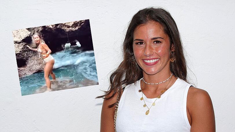 Sarah Lombardi urlaubt gerade in Portugal.