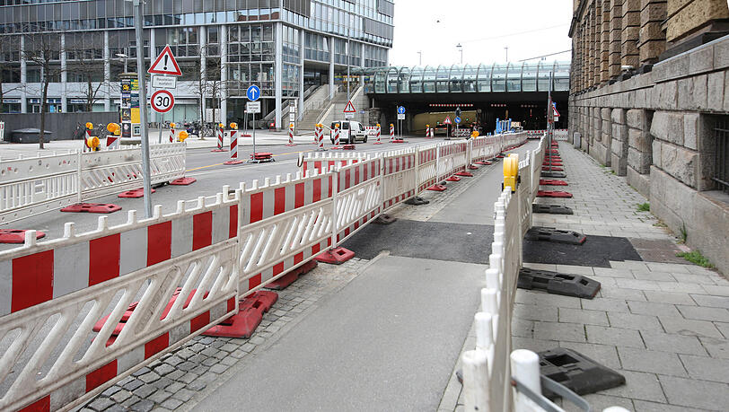 Rund um den Hauptbahnhof ist derzeit Baustelle. Rund um den Hauptbahnhof ist derzeit Baustelle.
