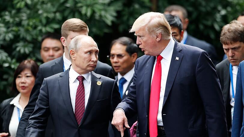 Noch aus seiner ersten Amtszeit kennt US-Präsident Donald Trump Kremlchef Wladimir Putin auch von persönlichen Begegnungen. (Archivbild) Noch aus seiner ersten Amtszeit kennt US-Präsident Donald Trump Kremlchef Wladimir Putin auch von persönlichen Begegnungen. (Archivbild)