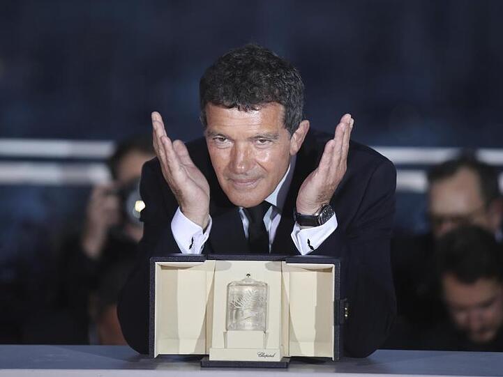 Der Schauspieler Antonio Banderas in Cannes.