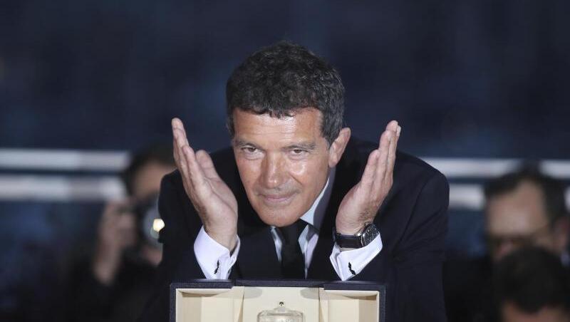 Der Schauspieler Antonio Banderas in Cannes. Der Schauspieler Antonio Banderas in Cannes.