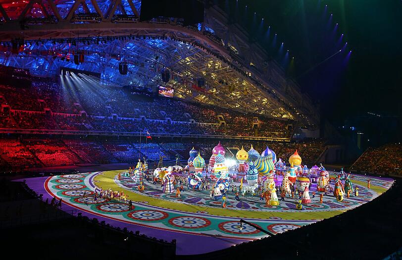 Weitere Bilder von der Eröffnungsfeier der Olympischen Spiele in Sotschi!