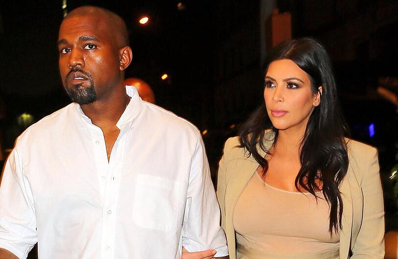 Kanye und Kim Kardashian West