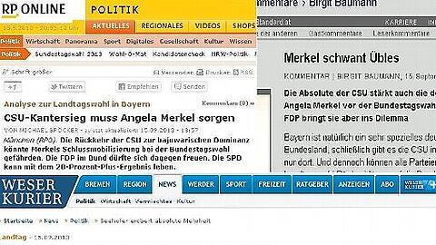 Die Pressestimmen zur Landtagswahl in Bayern