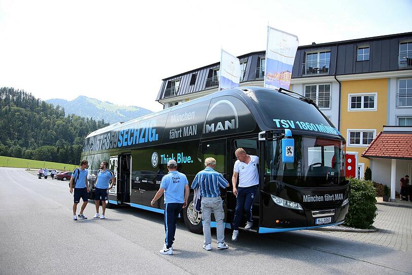 Der TSV 1860 München ist im Trainingslager in Bad Häring angekommen - die ersten Bilder aus Österreich.